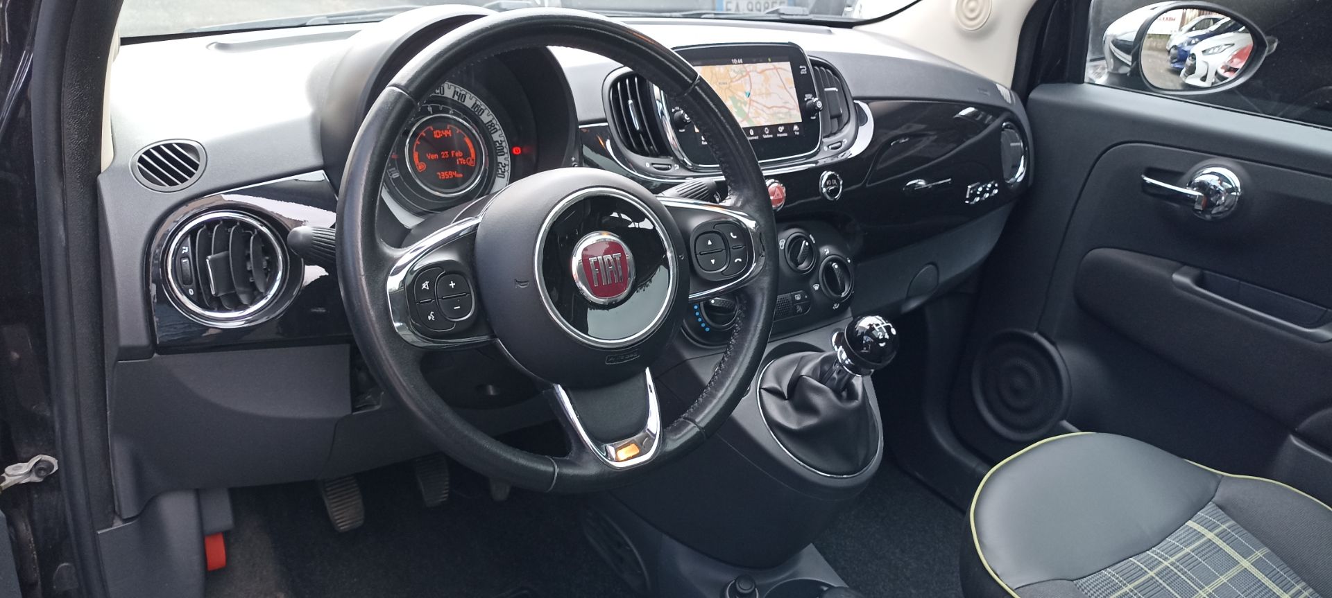 Fiat 500  1.2 69 cv Benzina Lounge Display 7 Panorama