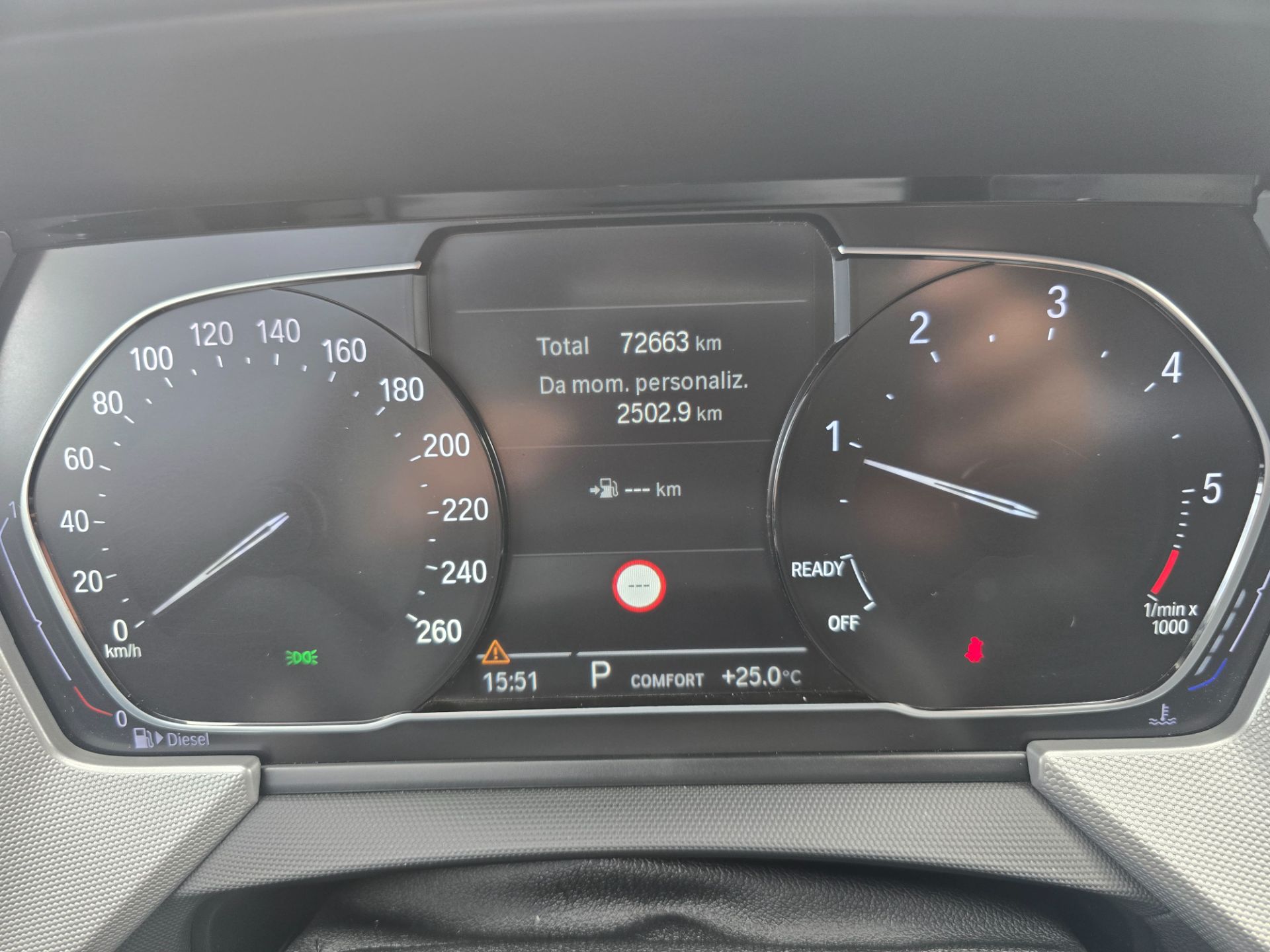 BMW 116  Diesel cv Advantage LED CAMBIO AUTOMATICO SENSORI PARCHEGGIO